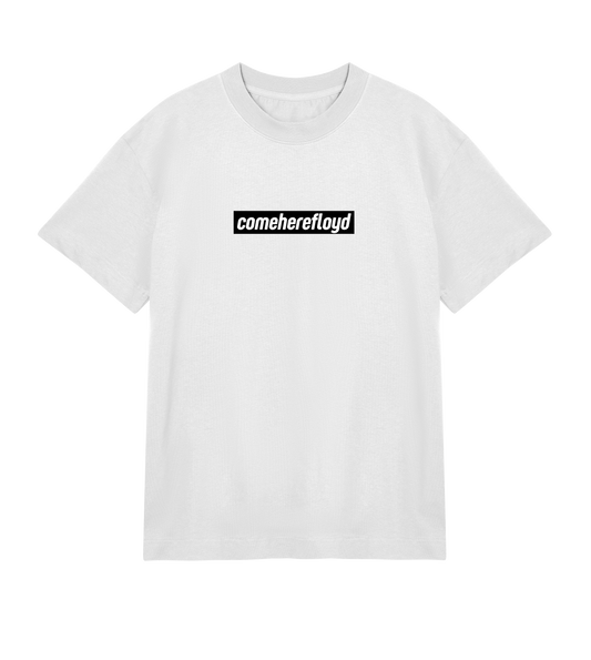 comeherefloyd box logo prime (boxy) tshirt - men - off white