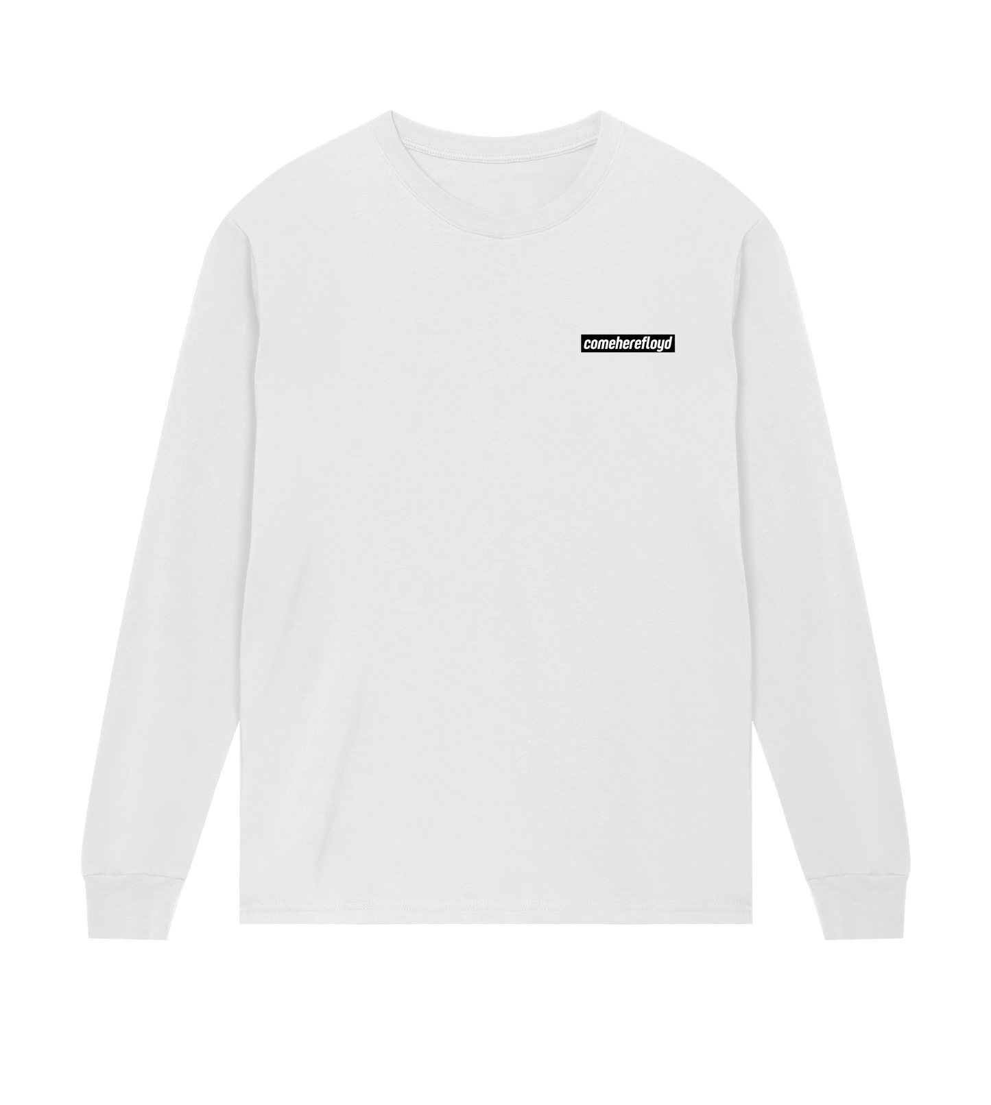 comeherefloyd ART NYC block logo long sleeve (regular) tshirt - men - off white